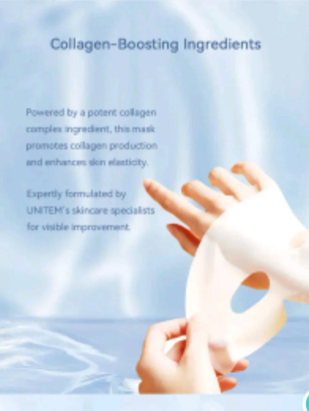 UNITEM NEW 4-Pack Unitem Luxury Hydrogel Collagen Masks - Exp 2027